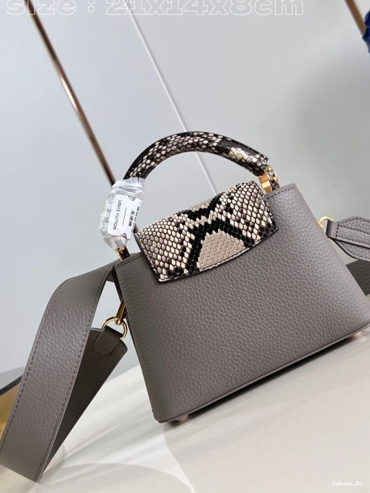 VUITTON CAPUCINES LOUIS MINI-21*14*8CM 0109